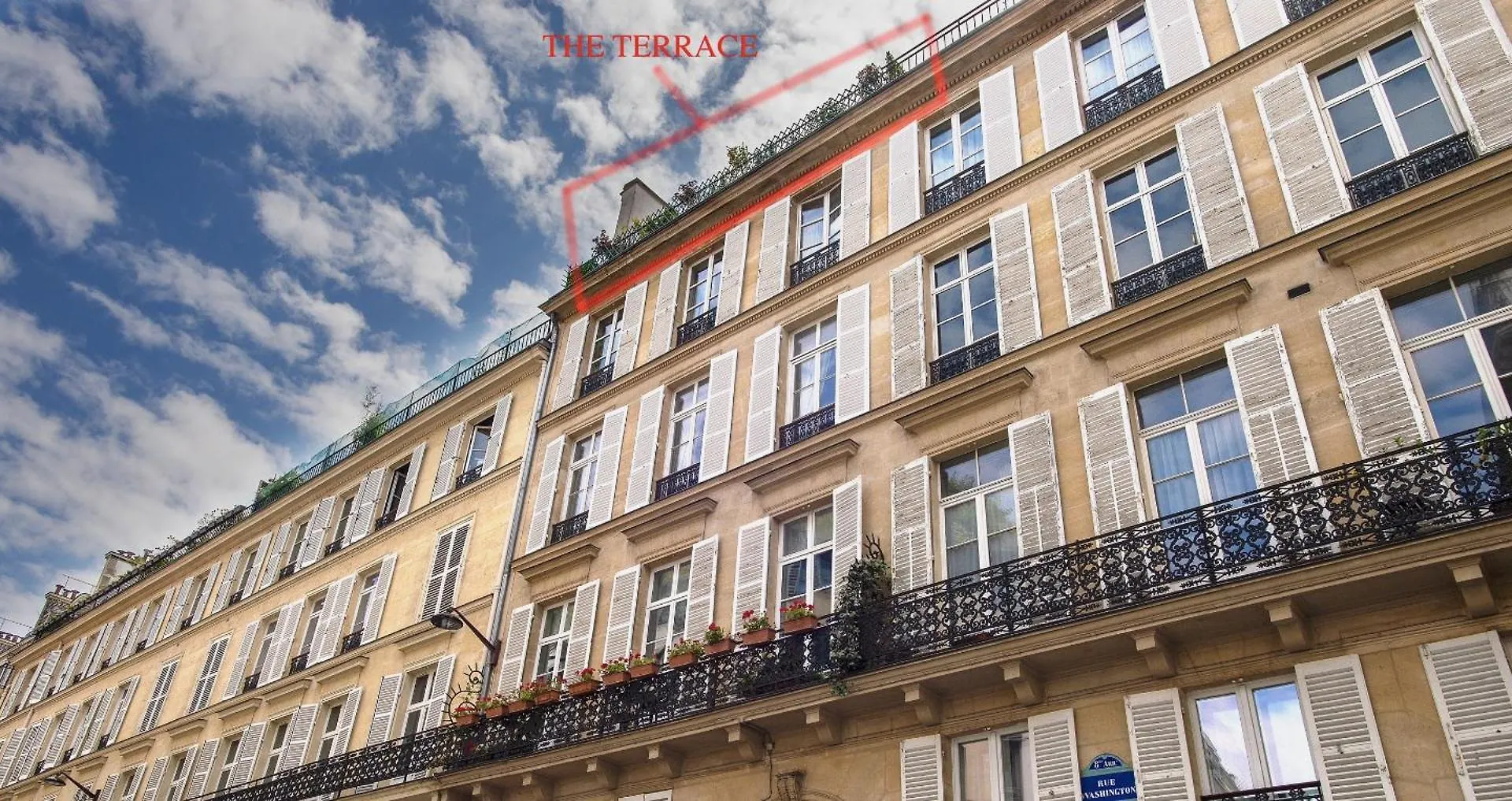 פריז Luxueux Appartement, Avec Terrasse Vue Champs-Elysees דירה