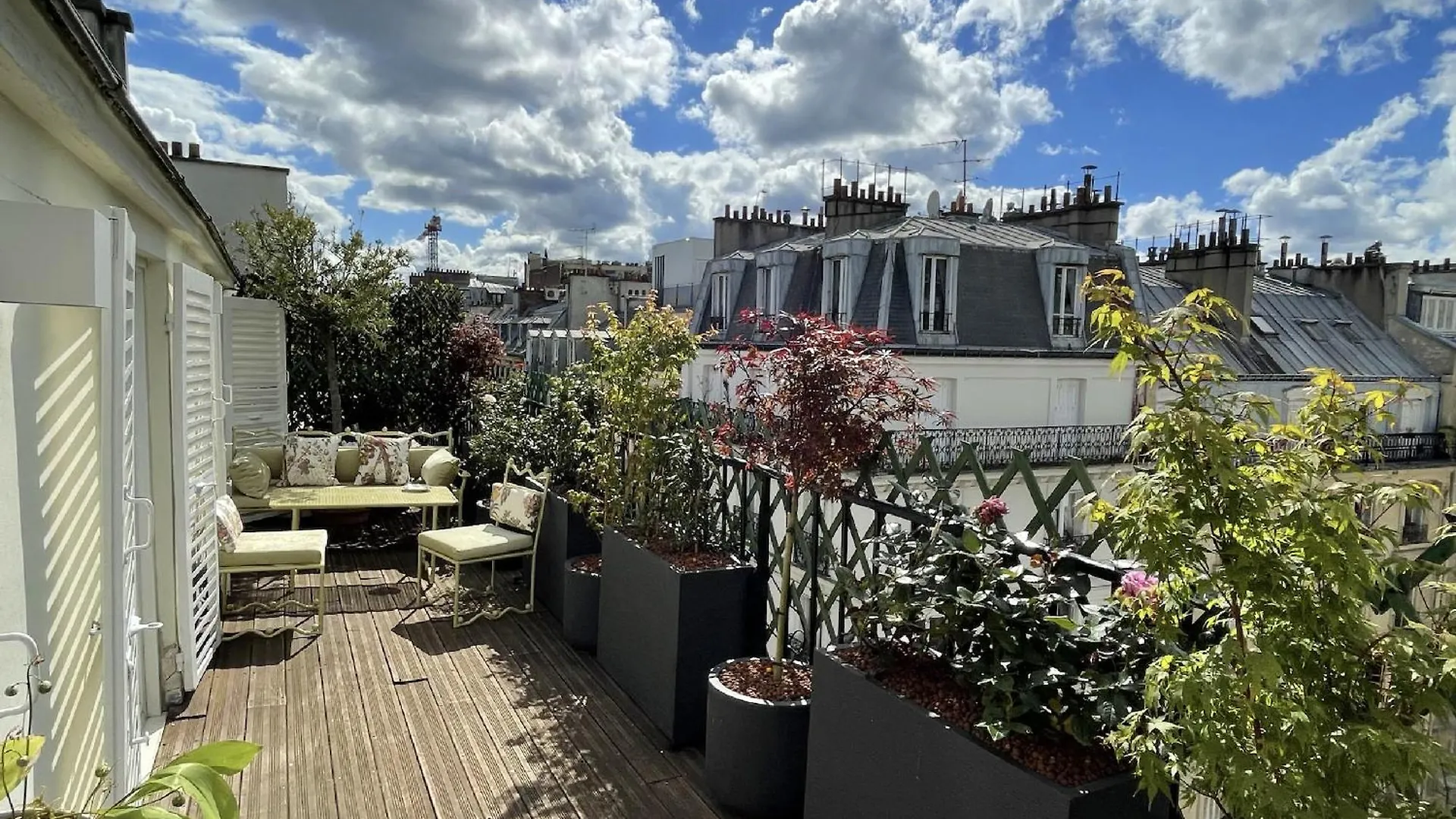 Luxueux Appartement, Avec Terrasse Vue Champs-Elysees Paris France