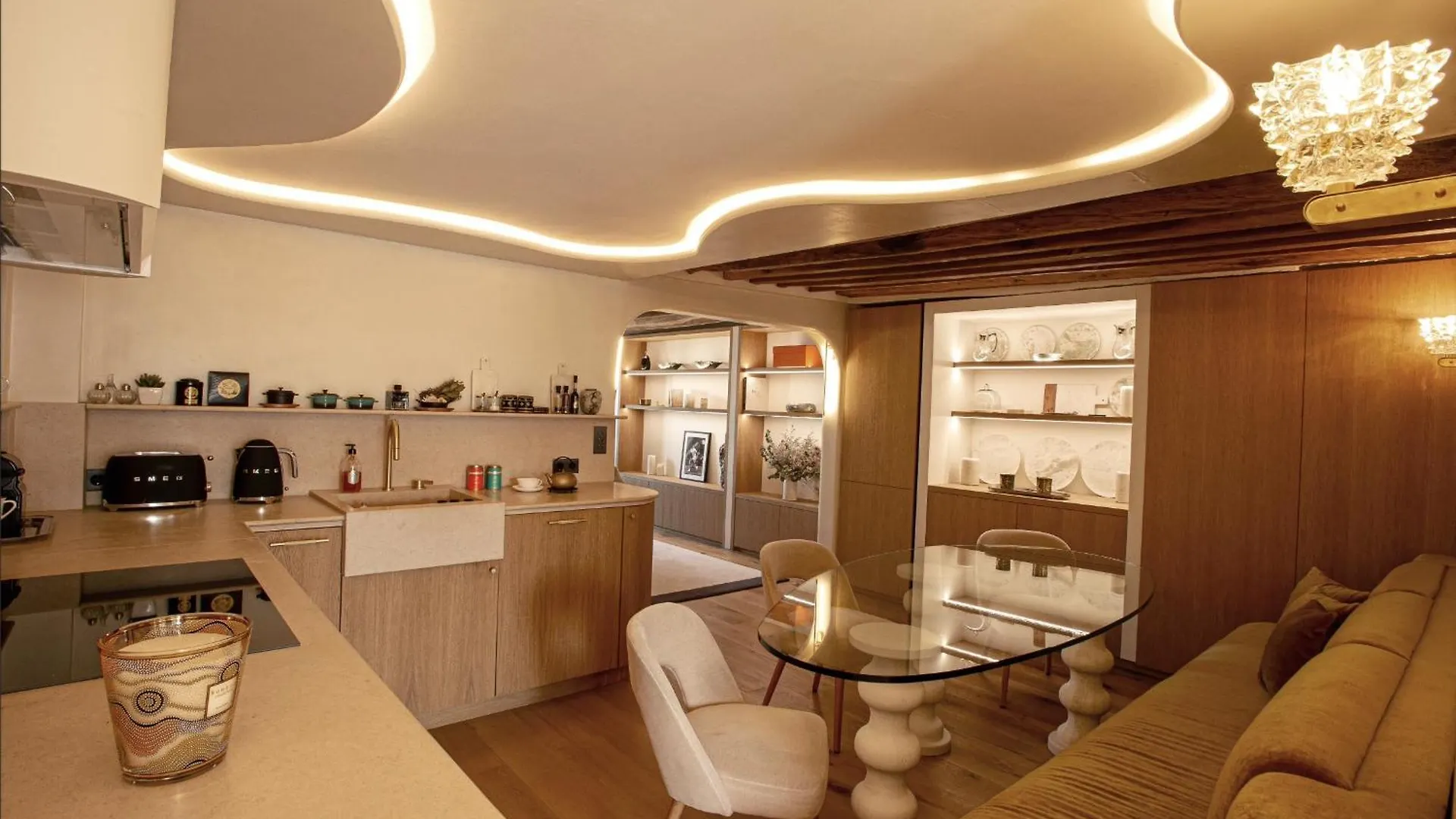 Apartment Luxueux Appartement, Avec Terrasse Vue Champs-Elysees Paris France